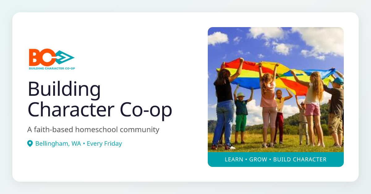 Building Character Co-op - Homeschool Community